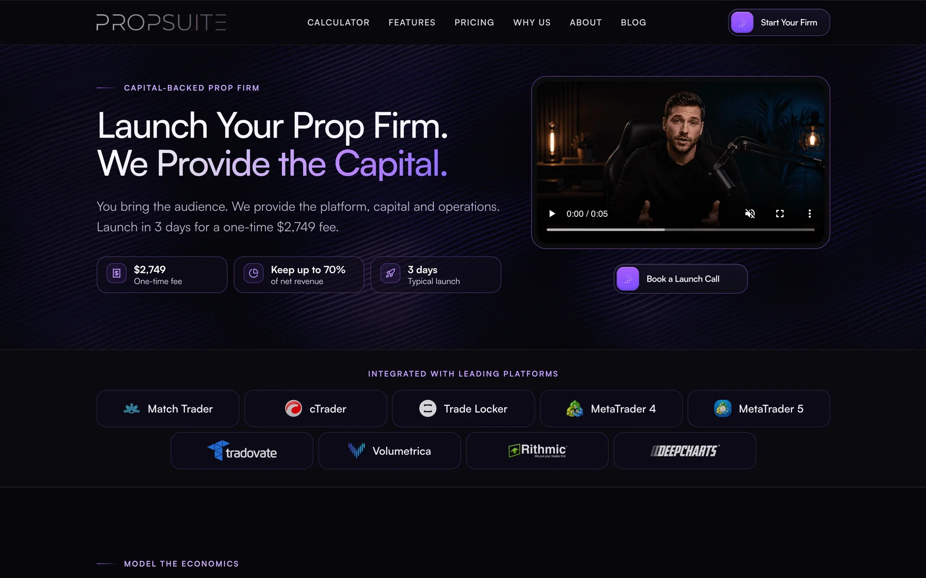 PropSuite website